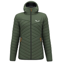 Salewa Down Jacket Brenta (windproof and water-repellent) thyme green Men